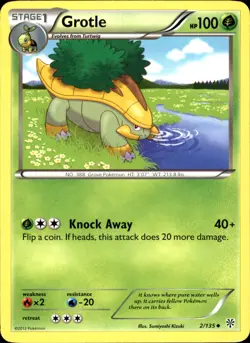 Grotle 2/135 Uncommon - Pokemon Plasma Storm 2013 MP - Image 1