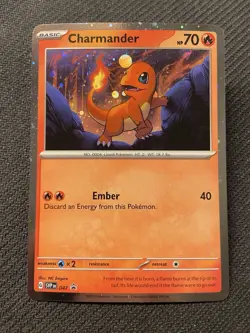 Charmander SVP047 Black Star Promo Holo | Pokemon TCG Scarlet & Violet 151 | NM - Image 1