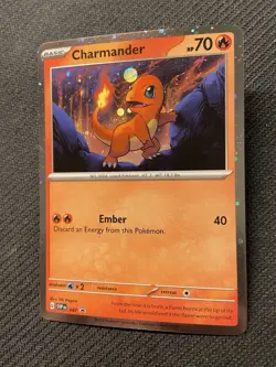 Charmander SVP047 Black Star Promo Holo | Pokemon TCG Scarlet & Violet 151 | NM - Image 3