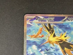 Pokemon Cards Zapdos ex 202/165 151 Special Illustration Rare NM - Image 3