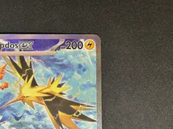 Pokemon Cards Zapdos ex 202/165 151 Special Illustration Rare NM - Image 4