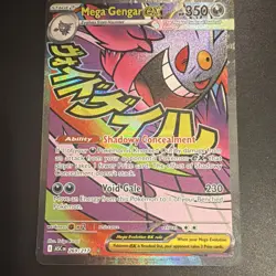 Pokemon Mega Gengar EX Full Art Holo Card 269/217 Psychic Stage 2 English - Image 1