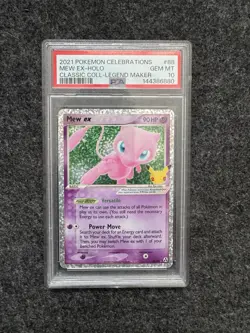 Pokemon Celebrations Mew 88 EX-Holo PSA 10 - Image 1