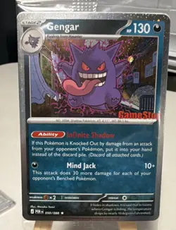 SEALED GameStop EXCLUSIVE Gengar Stamped Promo | Pokemon Perfect Order 050/088 - Image 1