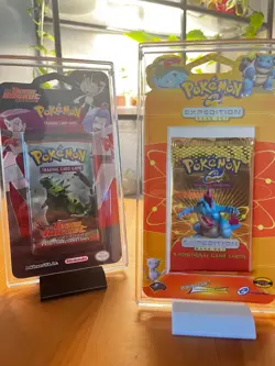 Pokemon Booster BLISTER Pack CASE with FREE STAND display Magnetic - Image 3