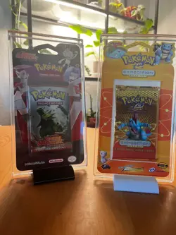 Pokemon Booster BLISTER Pack CASE with a FREE STAND display Magnetic - Image 5