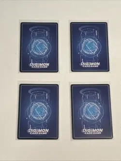 Digimon TCG Cyber Eden- Set Of 4 Tamer Cards, 1 Secret Rare, 2 Super Rare Cards - Image 2