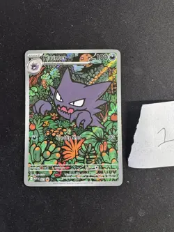 Pokemon Haunter Illustration Rare ME: Mega Evolution Black Star Promo 027 - Image 1