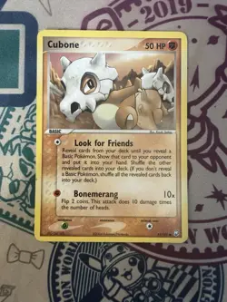 Cubone 51/109 Team Rocket Returns Pokemon TCG Regular - Image 3