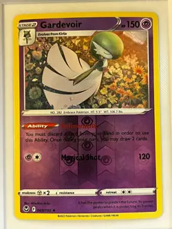 Gardevoir 069/195 Rare Silver Tempest Pokemon Reverse Holo Near Mint - Image 1