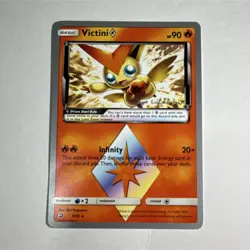 Pokemon Victini Prism Star 7/70 Dragon Majesty Prism Rare Holo Basic 90HP - Image 1