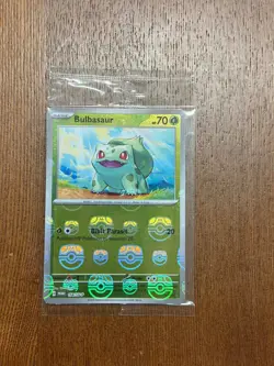 Pokemon TCG Indonesia Language Bulbasaur WINNER Master Ball PROMO 114/SV-P - Image 1