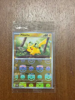 Pokemon TCG Indonesia Language Pikachu WINNER Master Ball PROMO 120/SV-P - Image 1