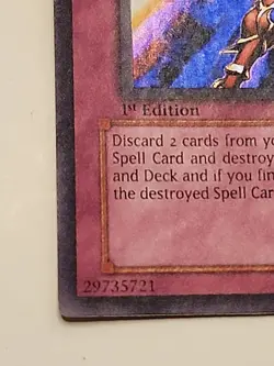 Yugioh Spell Vanishing DCR-101 Super Rare 1st Ed. Foil NM - Image 5