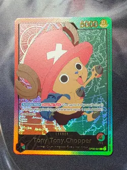 One Piece TCG - Tony Tony Chopper (SP) EB02 Alternate Art Gold Leader, ENGLISH - Image 1