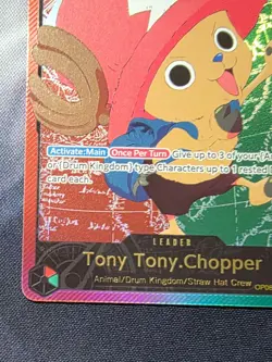 One Piece TCG - Tony Tony Chopper (SP) EB02 Alternate Art Gold Leader, ENGLISH - Image 5