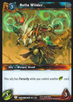 World of Warcraft TCG Bella Wilder - Worldbreaker 135/270 - Image 1