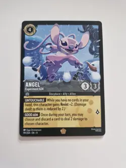 Disney Lorcana TCG Winterspell - Angel Experiment 624 Legendary Non Foil 191/204 - Image 1