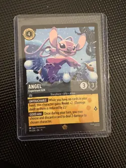 Disney Lorcana TCG Winterspell Angel Experiment 624 Legendary Non Foil 191/204 - Image 1