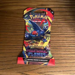 Pokemon TCG: Mega Evolution Phantasmal Flames Sleeved Booster Pack - 10 Cards - Image 1