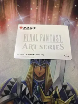 MTG Final Fantasy Art Series Sorceress's Schemes x1 NM Art Card 9/53 - Image 2
