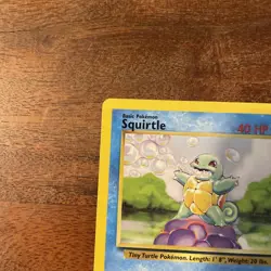 Pokemon Squirtle Base Set Card 63/102 Vintage 1999 WOTC TCG Common - Image 5