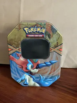 Empty! - Pokemon TCG 2012 Spring Keldeo EX Collectors Tin No Cards No Insert - Image 1