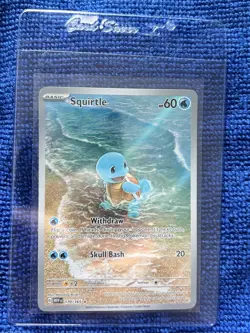 Pokemon Squirtle Holo Card TCG SV Scarlet & Violet 151 Series 170/165 - Image 1