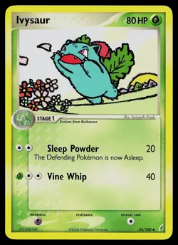 Pokemon Card - Ivysaur Crystal Guardians 34/100 Uncommon - Image 1