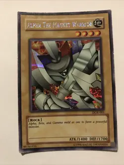 Yu-Gi-Oh! Alpha the Magnet Warrior DOR-001 Duelist of the Roses Promo Card - Image 1