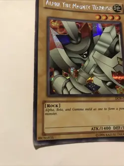 Yu-Gi-Oh! Alpha the Magnet Warrior DOR-001 Duelist of the Roses Promo Card - Image 3