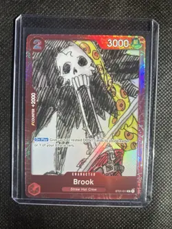 Bandai One Piece CCG Brook ST01-011 Holo Character Card 3000 Power - Image 1
