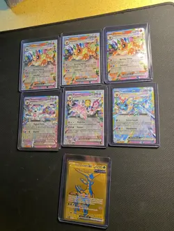Pokemon Prismatic Evolutions Cards Lot - Image 1