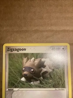 Zigzagoon Pokemon Card Emerald 74/106 LP - Image 3