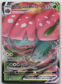 Venusaur VMAX - Promo SWSH: Sword & Shield Promo Cards SWSH102 NM - Image 1