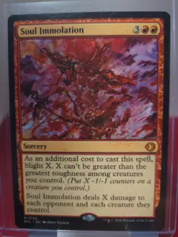 Soul Immolation - Lorwyn Eclipsed - MtG- NM CARD FREE SHIPPING - Image 1