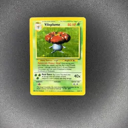 1999 Pokemon TCG Vileplume 15/64 Holo Rare Unlimited Card Jungle MP - Image 1