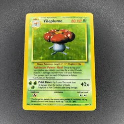 1999 Pokemon TCG Vileplume 15/64 Holo Rare Unlimited Card Jungle MP - Image 2
