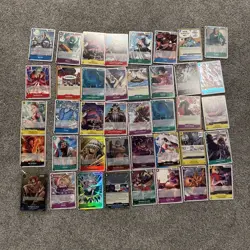 One Piece TCG 39 Card Lot OP14 Near Mint English SEC+Promo - Image 1