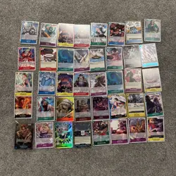 One Piece TCG 39 Card Lot OP14 Near Mint English SEC+Promo - Image 2