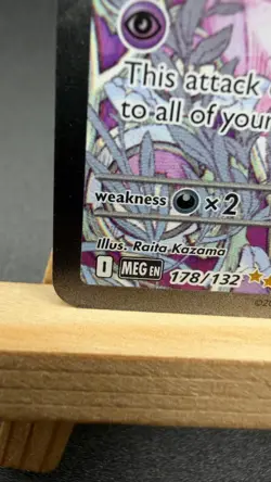 Pokemon TCG Mega Gardevoir EX 178/132 Mega Evolution SIR Holo NM - Image 5