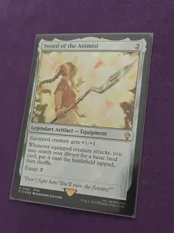 Sword of the Animist (Surge Foil) -NM FIC MTG Commander: FINAL FANTASY - Image 2