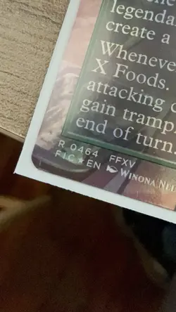 Campsite Cuisine (Borderless) Commander: Final Fantasy Foil - Image 3