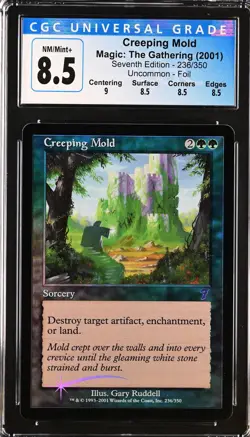 CREEPING MOLD 7th Edition Foil U CGC 8.5 Q+ MTG [Nostalgium] - Image 1