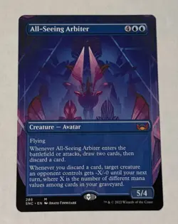 MTG All-Seeing Arbiter Borderless Streets of New Capenna NM - Image 1