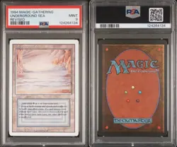 1994 MAGIC THE GATHERING MTG UNDERGROUND SEA REVISED PSA 9 - Image 3
