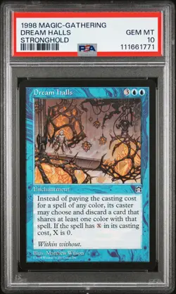 1998 MTG STRONGHOLD DREAM HALLS PSA 10 - Image 1