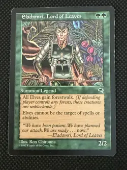 Eladamri, Lord of Leaves Tempest Magic the Gathering Green Rare MtG Elf/Elves - Image 1