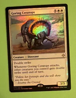 Goring Ceratops - Ixalan Foil NM - Image 1