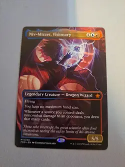 MTG: Niv-Mizzet, Visionary (Borderless) (LP): Foundations - Image 1